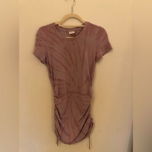 Victoria’s Secret Pink tie dye ruched T-shirt dress
